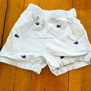 Adorable seersucker shorts by Luigi